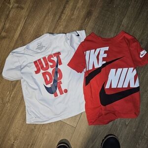 Nike Kids Shirts - White and Red